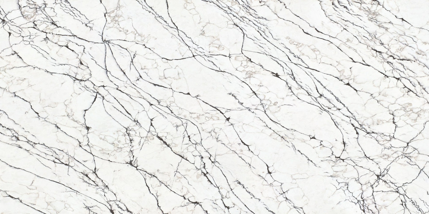 Statuario Thunder KStone Quartz slab