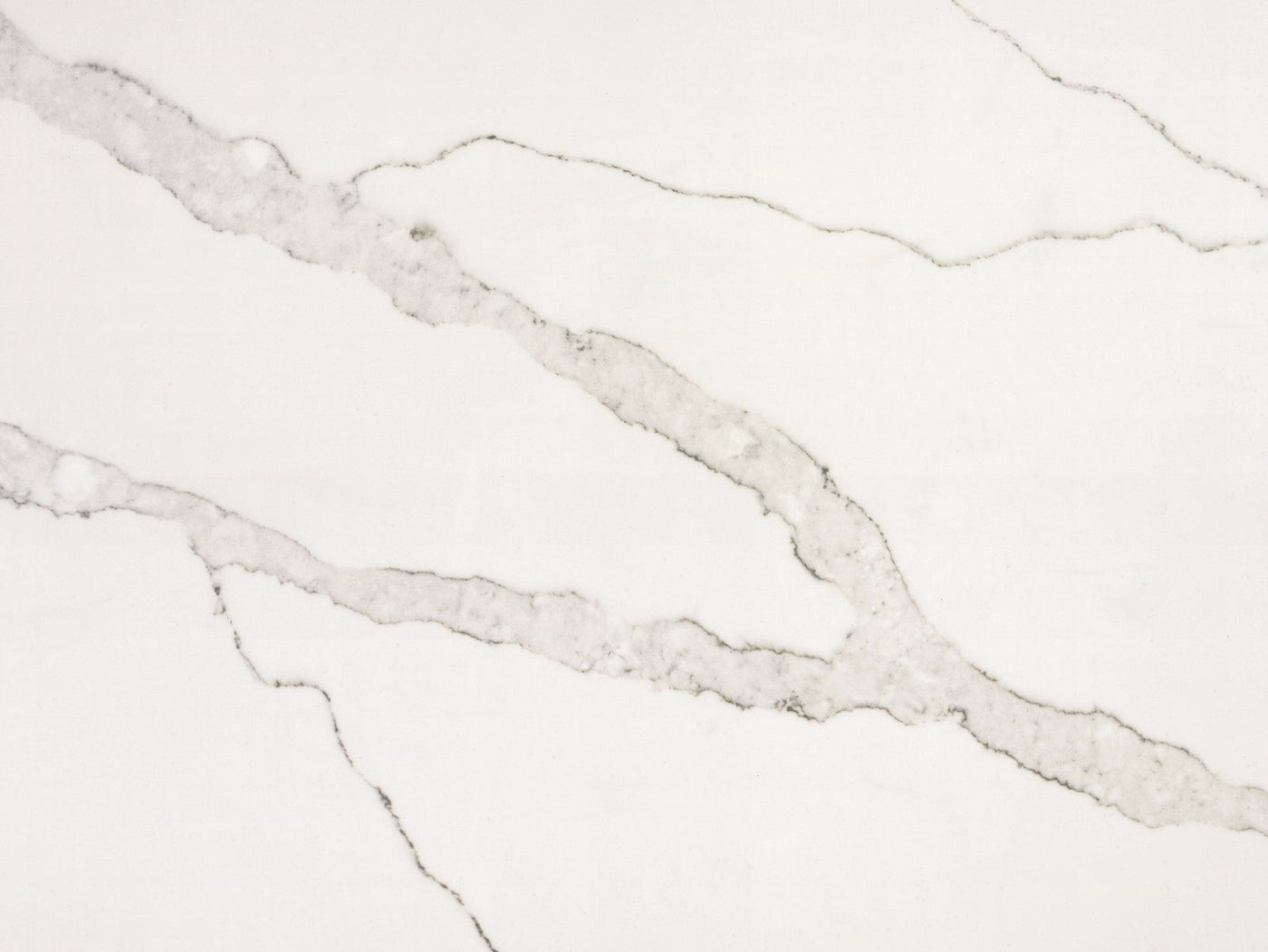 Calcutta Pure Lucent Quartz slab
