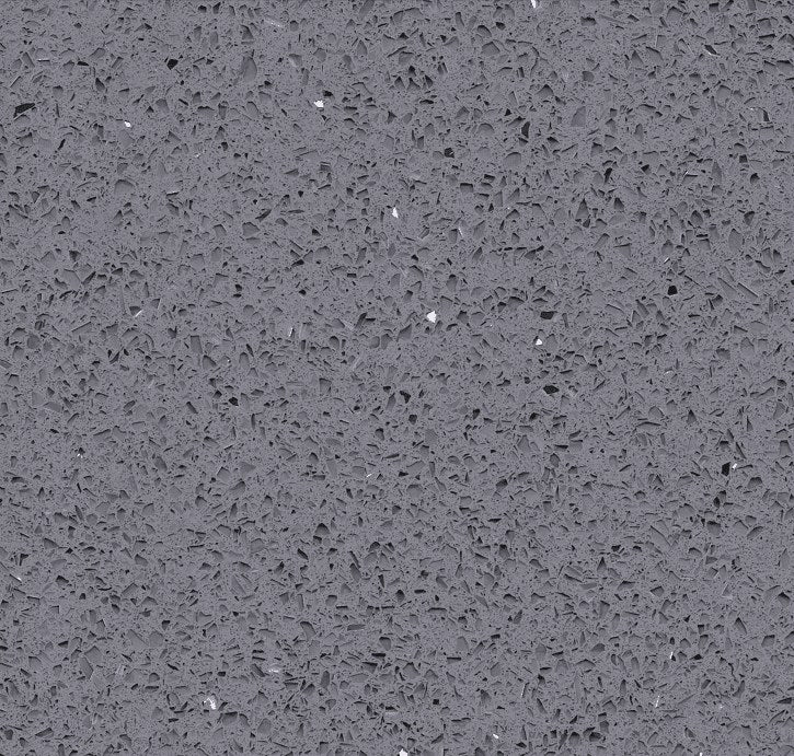 Silver Sparkle Lucent Quartz slab