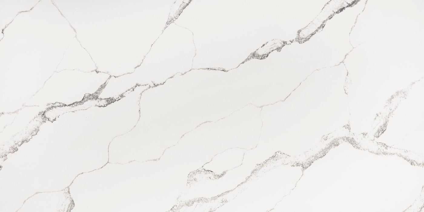 Tranquility White Lucent Quartz slab