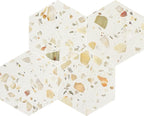 Allegro Biscotti 6" Hexagon Honed Terrazzo Mosaic - image 3
