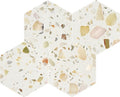 Allegro Biscotti 6" Hexagon Honed Terrazzo Mosaic - image 1