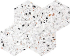 Allegro Cemento 6" Hexagon Honed Terrazzo Mosaic - image 3
