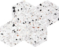 Allegro Cemento 6" Hexagon Honed Terrazzo Mosaic - image 1