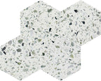 Allegro Menta 6" Hexagon Honed Terrazzo Mosaic - image 2