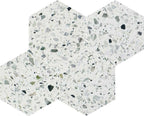 Allegro Menta 6" Hexagon Honed Terrazzo Mosaic - image 3