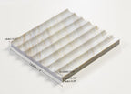 Mars-Panel 6"x18" Inward Almond Frost Honed Marble Tile - image 3