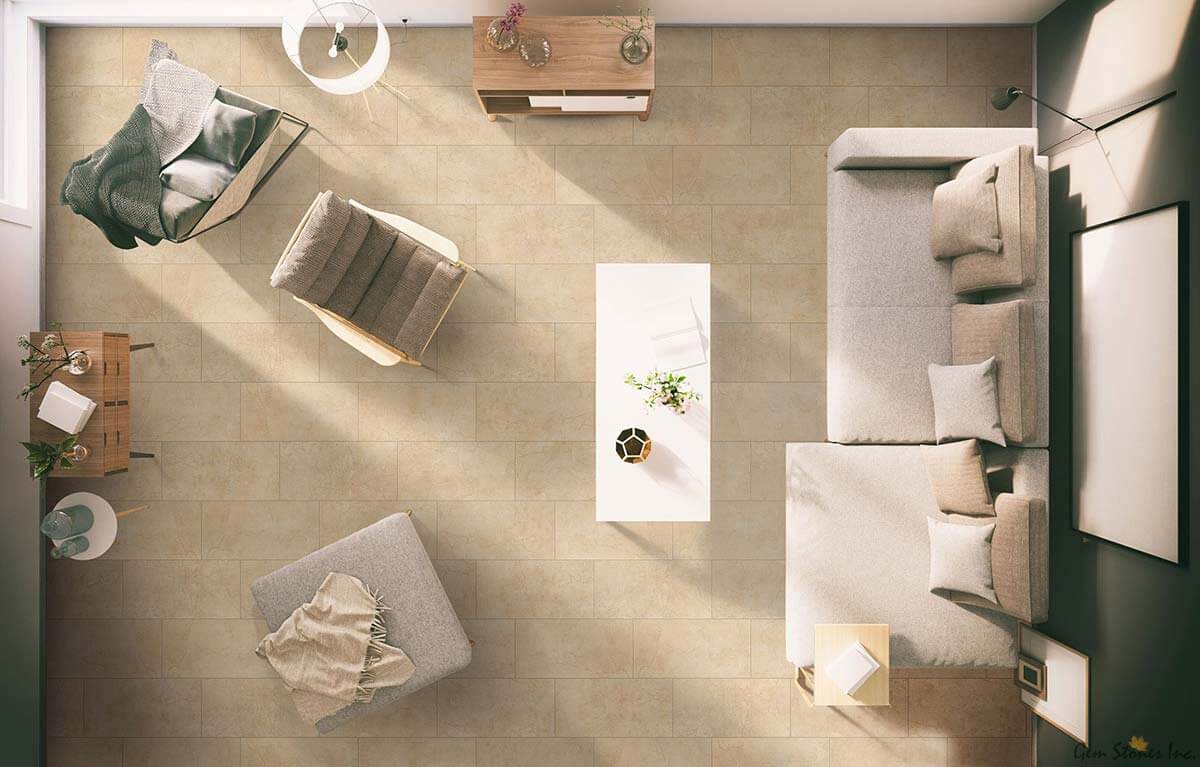 Aria Cremita Polished Porcelain Tile - image 4