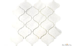 Ariston White Marble Arabesque Mosaic - image 1