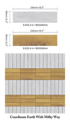 Atmosphere Milky Way 2.4"x9.5" Glossy Porcelain Tile - image 7