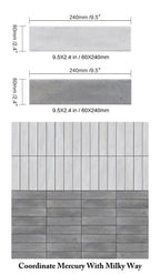 Atmosphere Mercury 2.4"x9.5" Glossy Porcelain Tile - image 7