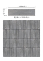Atmosphere Mercury 2.4"x9.5" Glossy Porcelain Tile - image 6