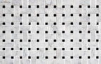 Carrara Marble + Black Dots Basketweave Mosaic - image 2