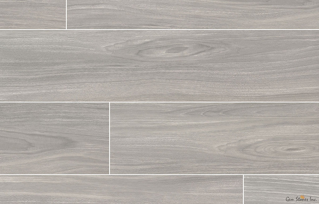 Braxton Grigia 8"x40" Matte Porcelain Tile - image 1