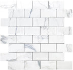 Calacatta 3"x6" Brick Polished Marble Mosaic - image 4