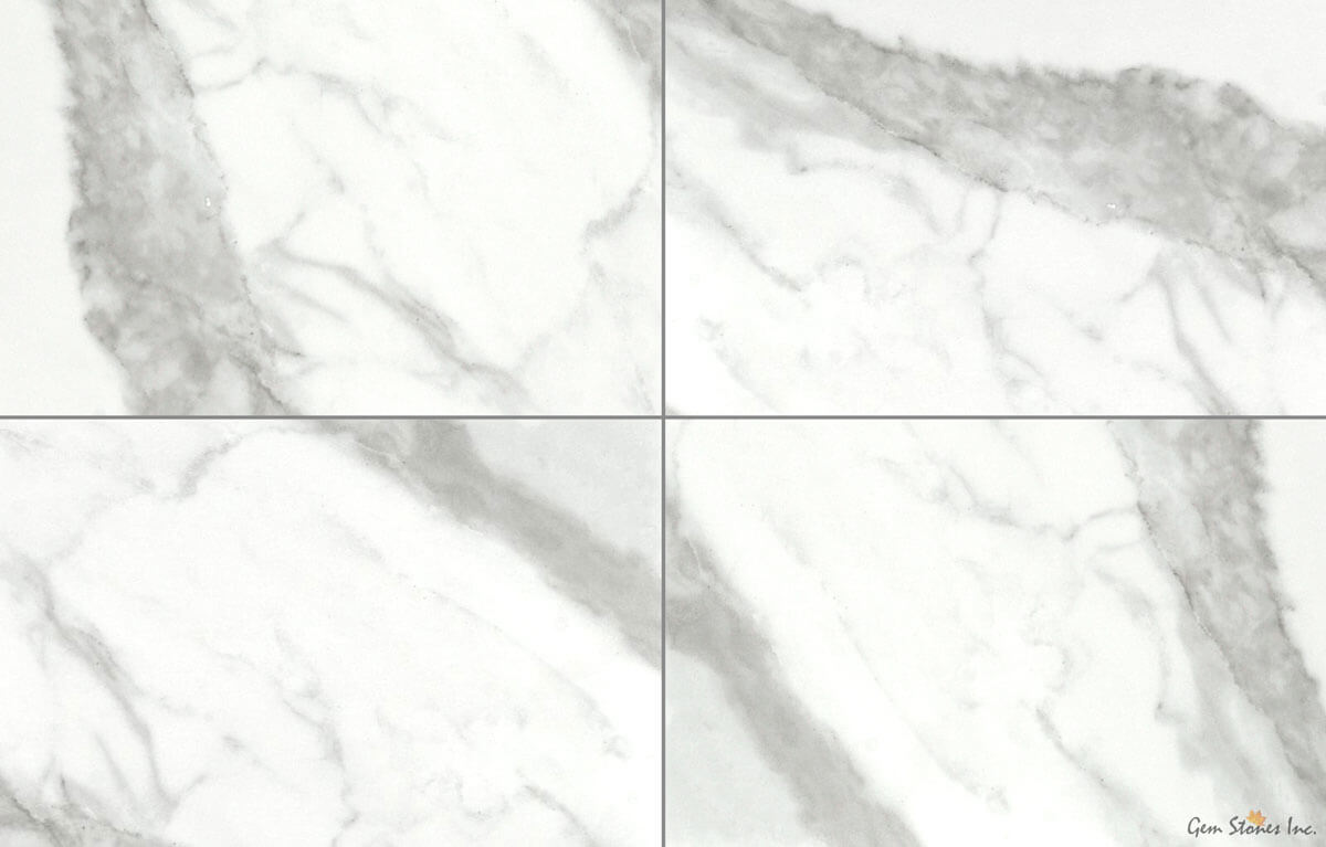 Eterna Calacatta Grey Porcelain Tile - image 2