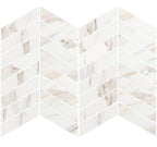 Calacatta Mont 2"x7" Chevron Matte Porcelain Mosaic - image 5