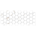 Calacatta Mont 4" Hexagon Matte Porcelain Mosaic - image 2