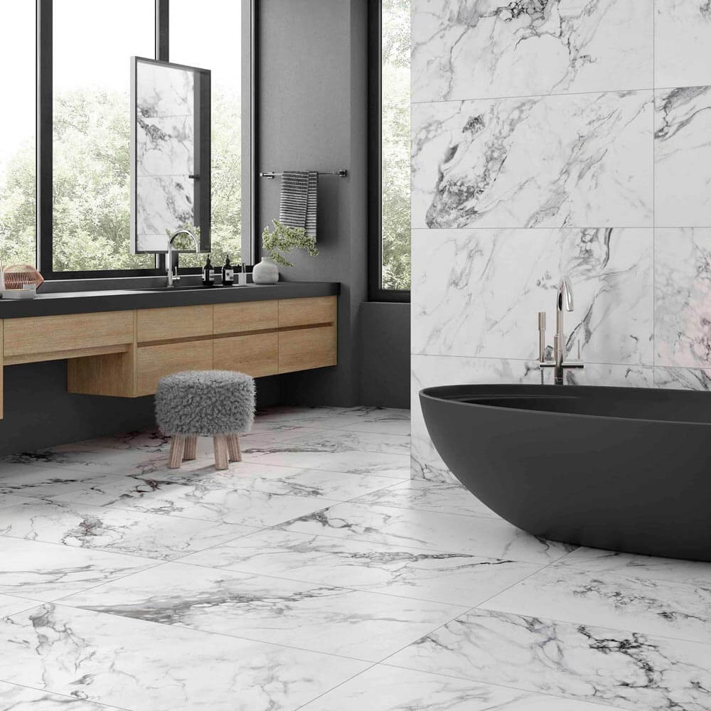 Capraia White 24"x48" Polished Porcelain Tile - image 2