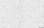 Carrara Marble 1"x3" Herringbone Polished Mosaic - image 2