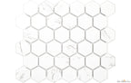 Carrara 2" Hexagon Glazed Porcelain Mosaic - image 1