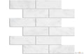 Carrara Marble 2"x6" Brick Polished Mosaic - image 1