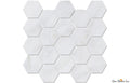 Carrara Marble 3" Hexagon Mosaic - image 1