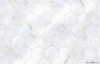 Carrara Marble 3" Hexagon Mosaic - image 2