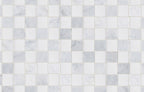 Carrara+White Marble 2"x2" Basketweave Honed Mosaic - image 2