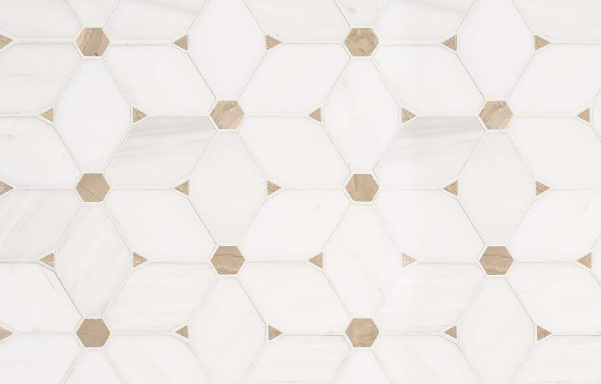 Cecily Polished Marble Mosaic - image 1