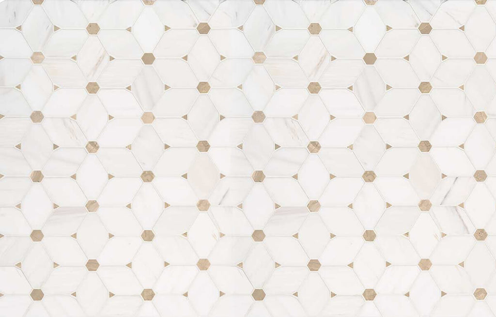 Cecily Polished Marble Mosaic - image 2