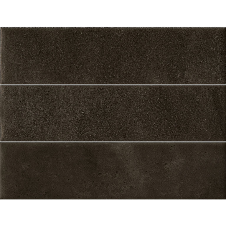 Cera Nero 2.5"x9.5" Matte Porcelain Tile - image 1
