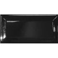 Chess Black Bevelled Glossy Wall Tile - image 1