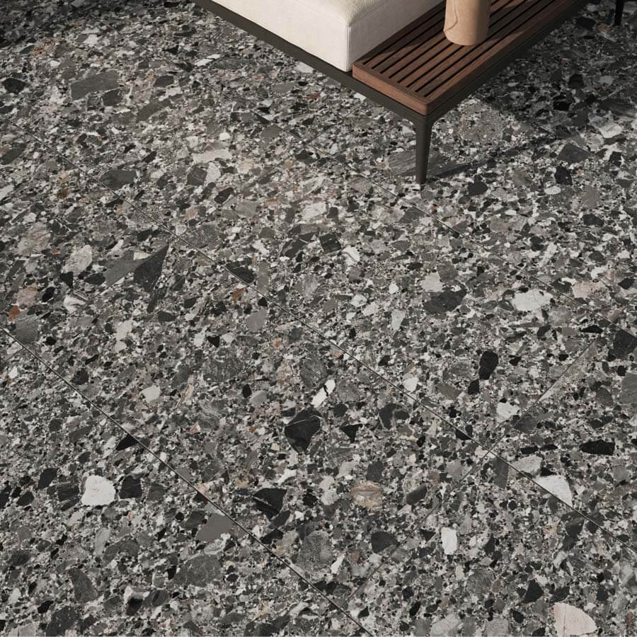 Chiaro Scuro Cliff Grey Porcelain Tile - image 3