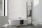 Coastline 2Tone Ice Honed w/Polished Accents Marble Mosaic - image 6