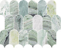 Coastline Oliva Verde Honed Marble Mosaic - image 1