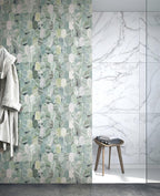 Coastline Oliva Verde Honed Marble Mosaic - image 5