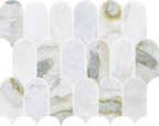Coastline Versilia River Blu Honed Marble Mosaic - image 2