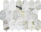 Coastline Versilia River Blu Honed Marble Mosaic - image 3