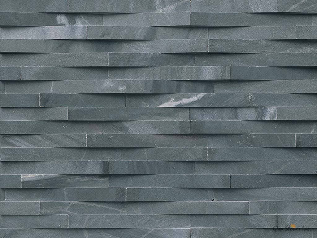 Cosmic Black 3D Wave Stone Panels - image 1