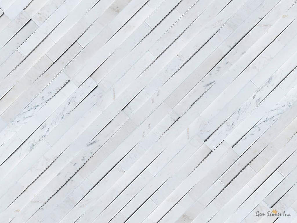 Cosmic White 3D Wave Stone Panels - image 2