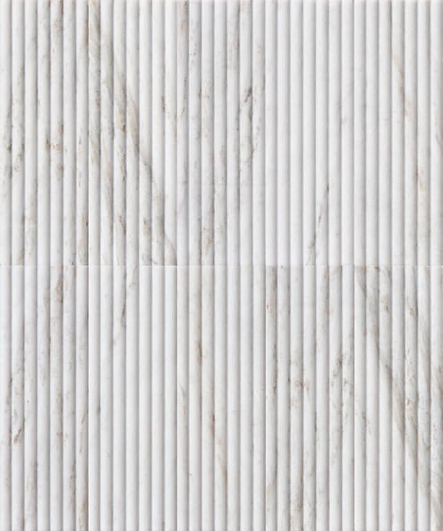 Mars-Panel 6"x18" Inward Cotton Seed Honed Marble Tile - image 2