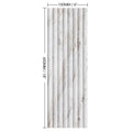 Mars-Panel 6"x18" Outward Cotton Seed Honed Marble Tile - image 1