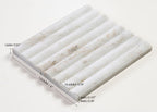 Mars-Panel 6"x18" Outward Cotton Seed Honed Marble Tile - image 3