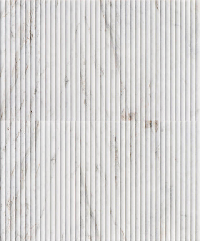 Mars-Panel 6"x18" Outward Cotton Seed Honed Marble Tile - image 2