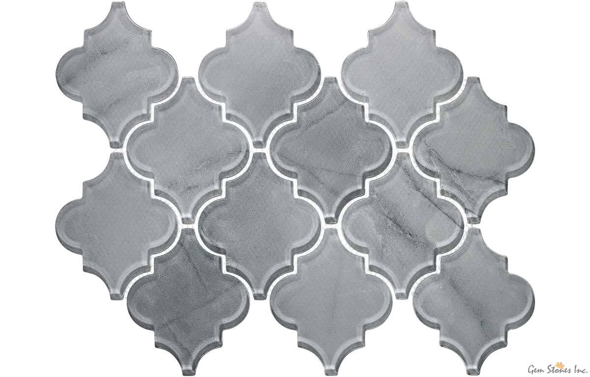 Envision Glass Arabesque Mont Blanc Mosaic - image 1