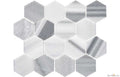 Equator Marble 3" Hexagon Polished Mosaic - image 1