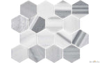 Equator Marble 3" Hexagon Polished Mosaic - image 1