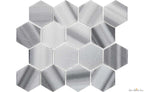 Equator Marble 3" Hexagon Polished Mosaic - image 2