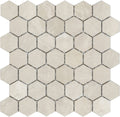 Eterna Bone 2" Hexagon Porcelain Mosaic - image 1